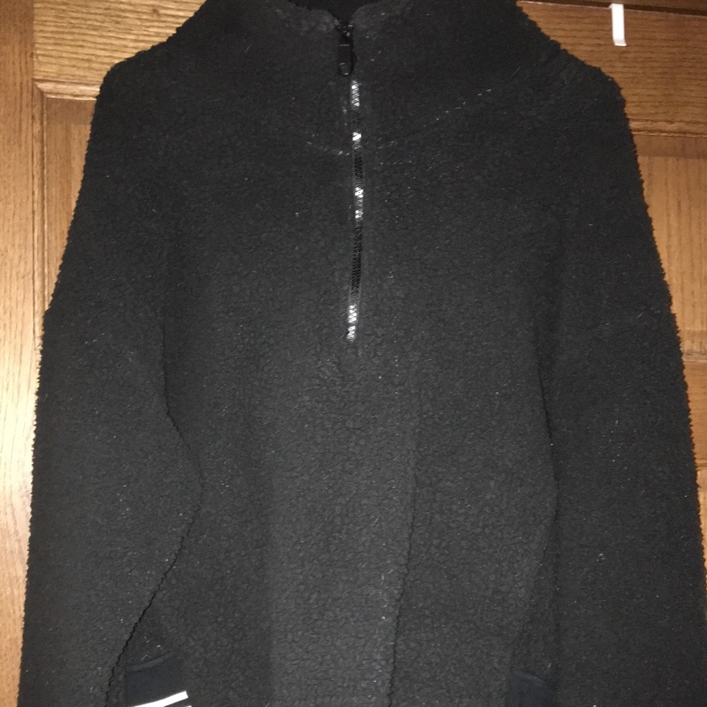 cropped champion quarter zip
